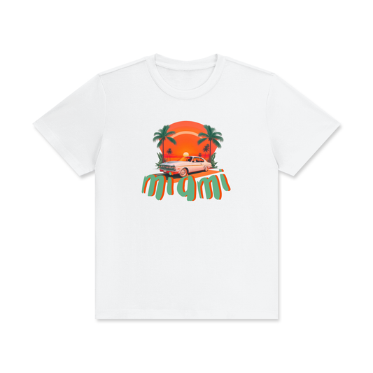Unisex ''Miami''  Graphic Cotton Tee