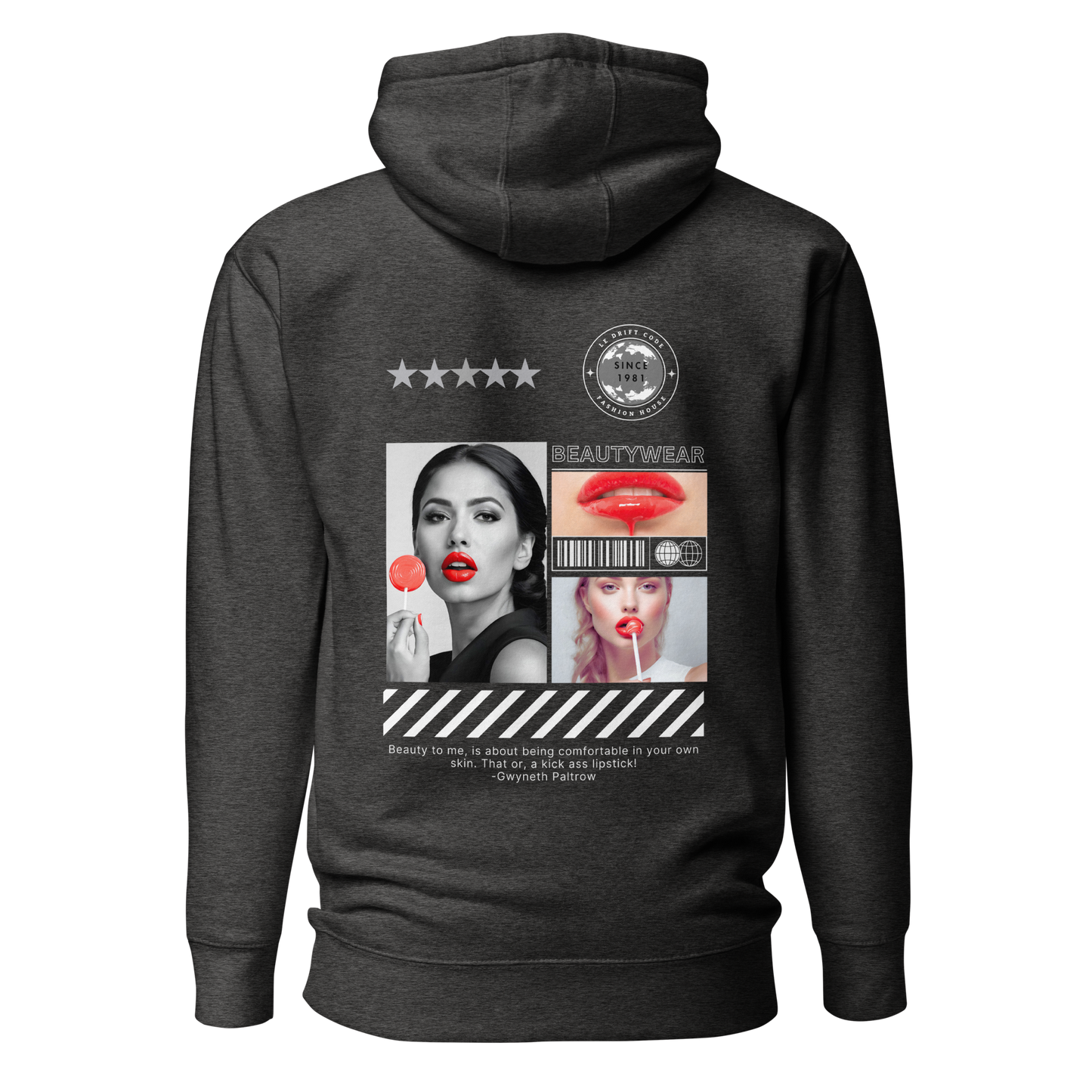 Women's ''Kick-Ass Lipstick'' Hoodie