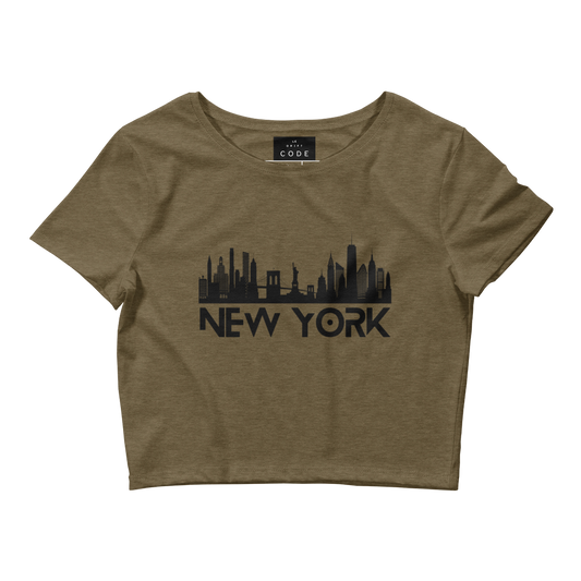 Women’s ''New York'' Crop Tee