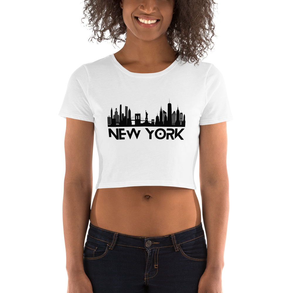 Women’s ''New York'' Crop Tee