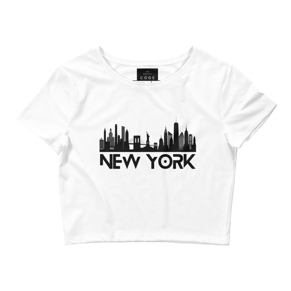 Women’s ''New York'' Crop Tee