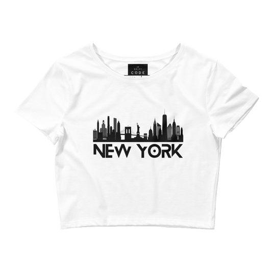 T-shirt court « New York » pour femme