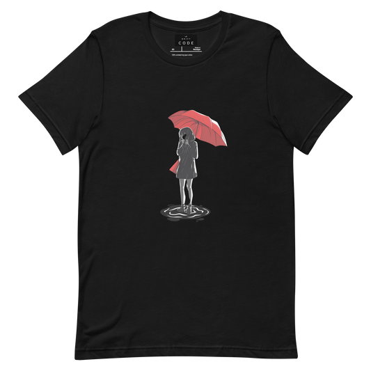 ''Red Umbrella Lady'' T-shirt