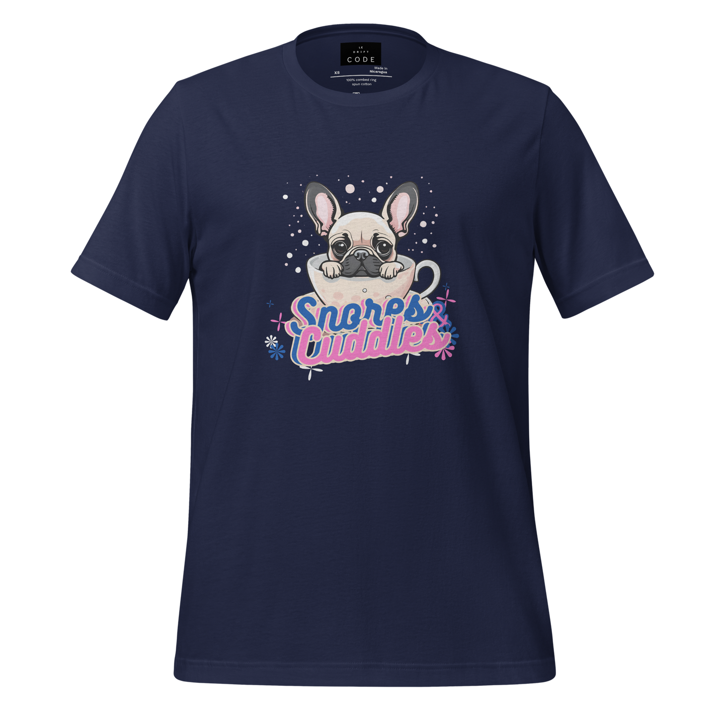 ''Snores & Cuddles'' Frenchie T-shirt