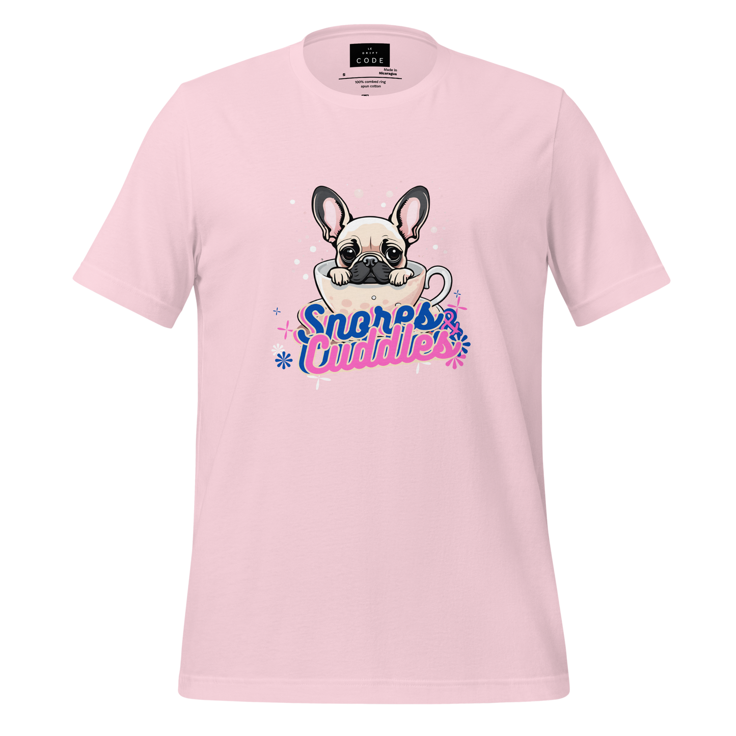 ''Snores & Cuddles'' Frenchie T-shirt