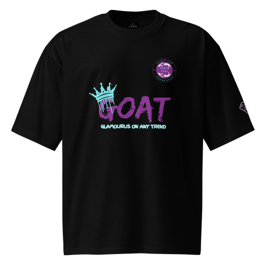 ''GOAT'' Oversized Heavyweight Tee