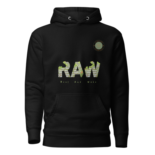 Unisex ''Real And Woke'' Premium Hoodie